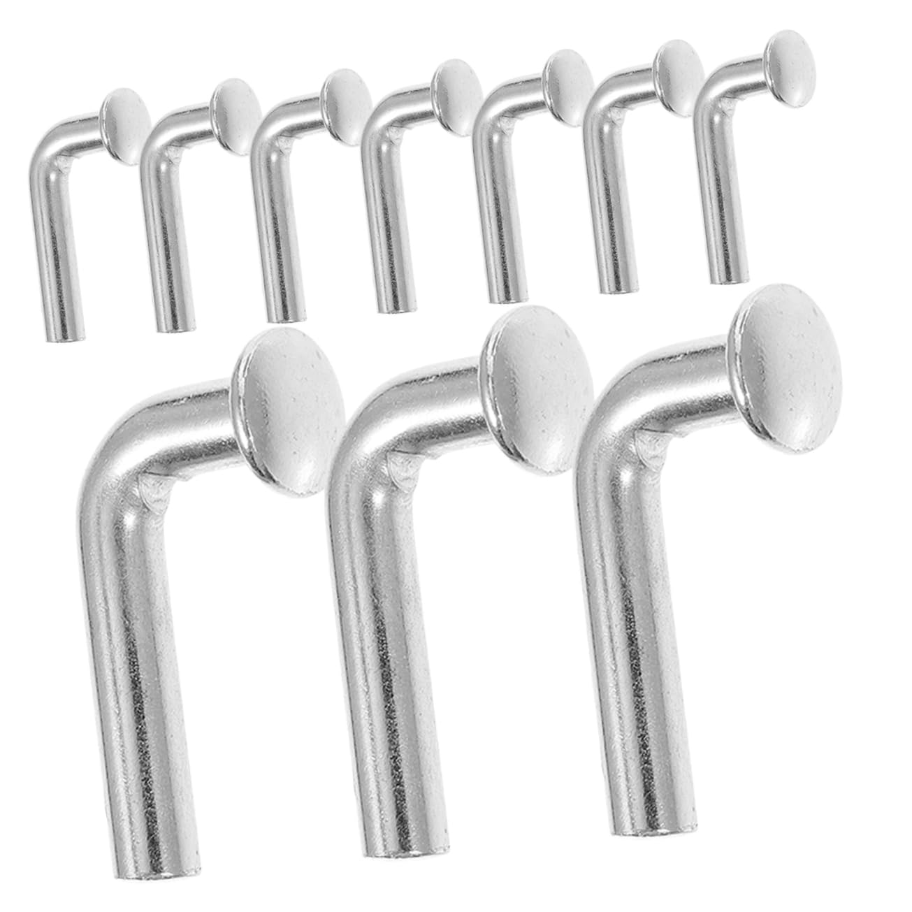 iplusmile 175piezas Ganchos De Seguridad Para Estanterías De Almacenamiento Pasadores De Seguridad Galvanizados Para Racks De Palets Accesorios De Almacenaje y Eficientes