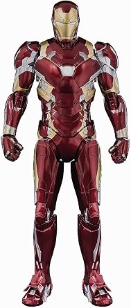 Marvel Studios The Infinity Saga DLX Iron Man Mark 46 1/12 Scale ABS & PVC & Zinc Alloy Painted Action Figure