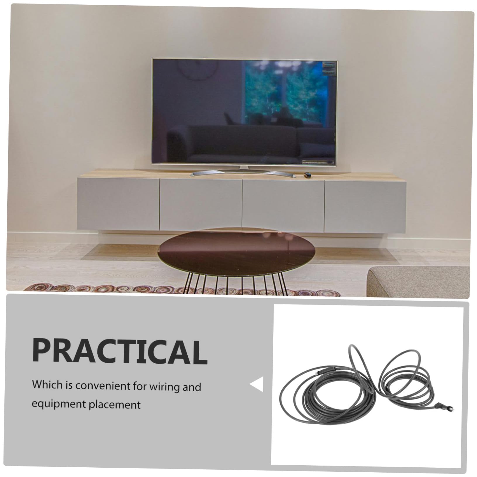 Uonlytech Câble D’extension Réseau Cat 6, Rallonge pour Équipement de Communication, Cuivre sans Oxygène, Pvc, Connexion Stable, Bureau et École
