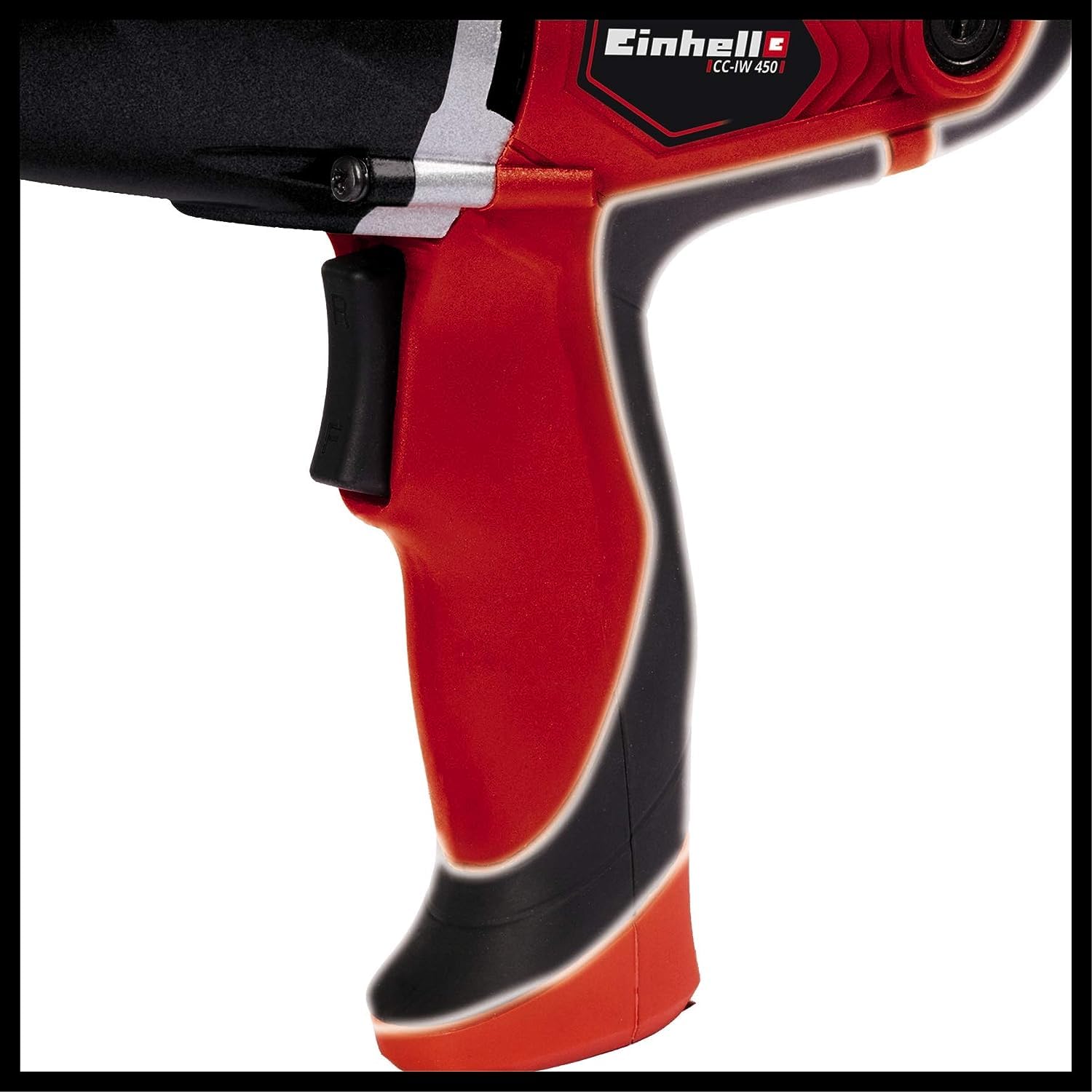 Einhell CC-IW 450 2048304 Atornillador de impacto eléctrico, 450 W, 300 Nm, interruptor basculante derecha/izquierda, incluye tomas de corriente de 17, 19, 21 y 22 mm