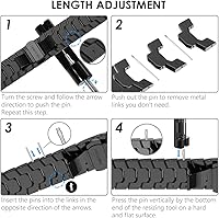 Vista 78 de WINGLE Correas de titanio para Apple Watch Band Ultra 3/2/1 Band Ultra de 1.929 in Series 11 10 1.811 in 1.772 in 1.732 in 1.654 in SE 3/2/1 Series