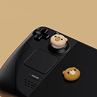Vista 33 de PlayVital Thumb Grip Caps for Steam Deck LCD, Silicone Thumbsticks Grips Joystick Caps for Steam Deck OLED - Chubby Panda Panda Gordito