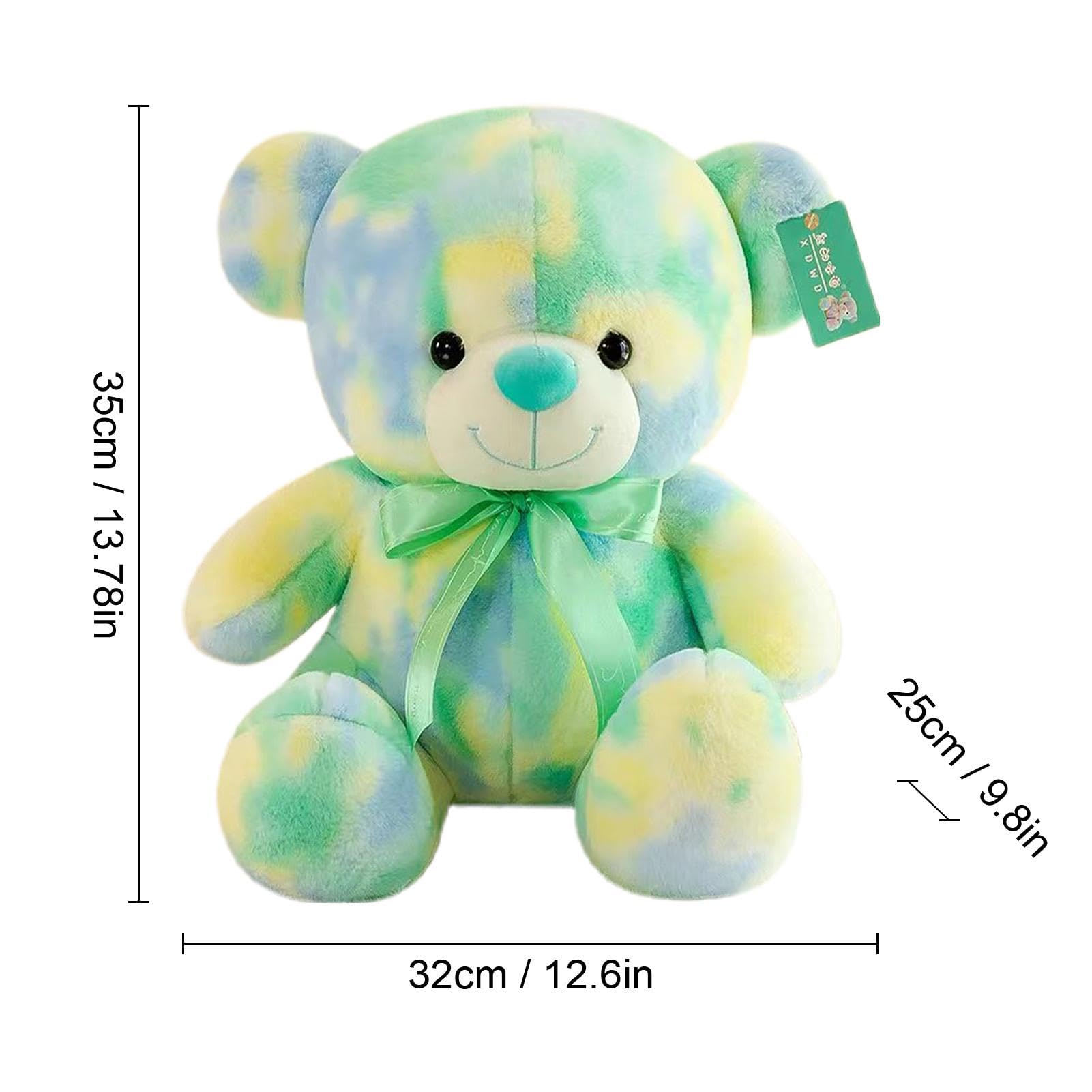 Amazon.co.jp: Bonsem クマのぬいぐるみ、カラフルなクマのぬいぐるみ