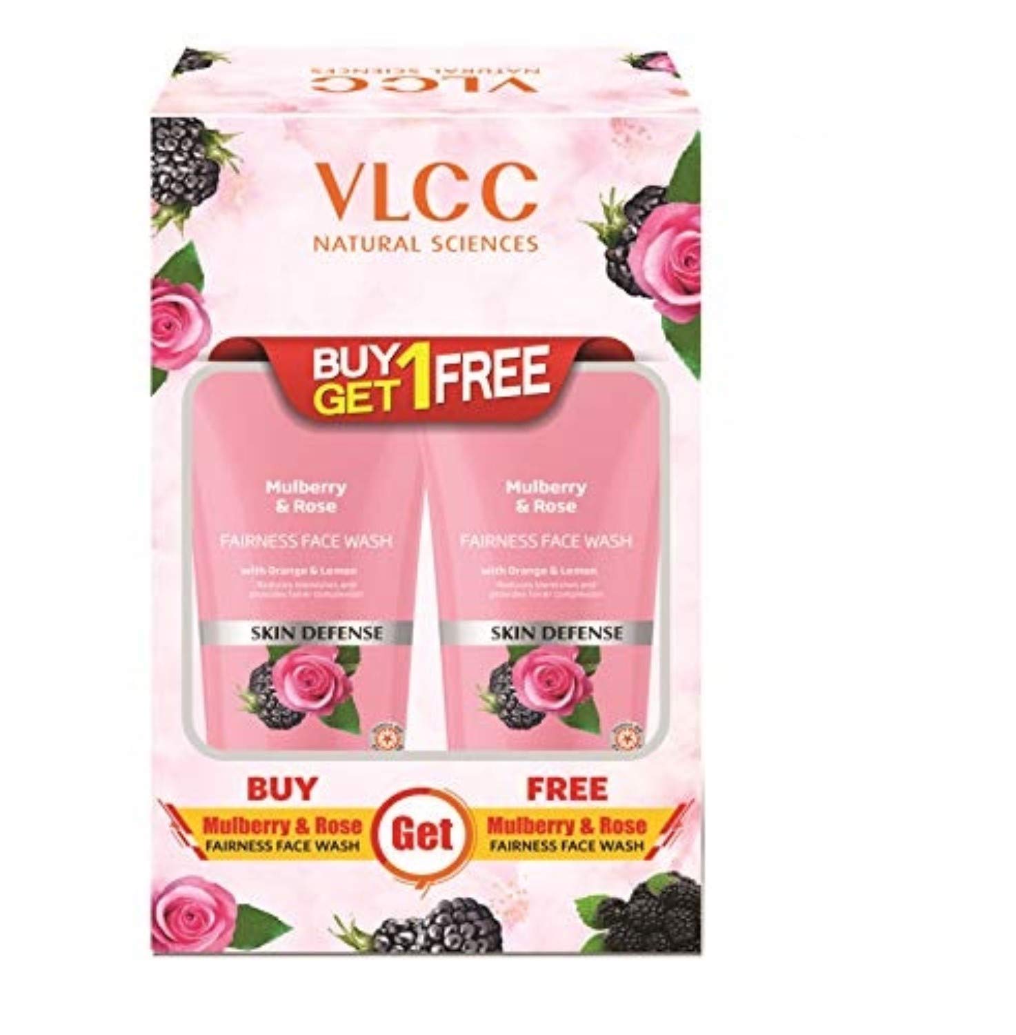 VLCCMulberry & Rose Facewash (Buy 1 Get 1)(Each 150ml)