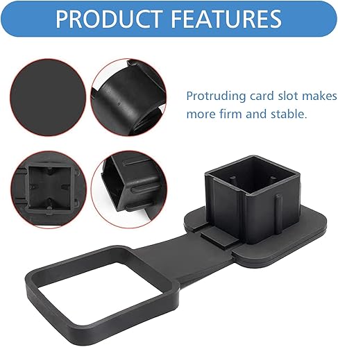 Miniatura 4 de 1 accesorio para enchufe de remolque de automóvil, cubierta de enganche de remolque duradera impermeable de 2 pulgadas, cubierta de tubo de remolque