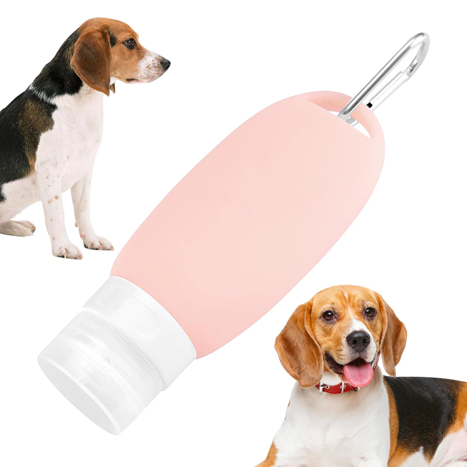 Tubo In Silicone Per Cibo Umido Per Cani – 90 Ml, A Prova Di Perdite, Con Moschettone, Per Viaggi E Addestramento