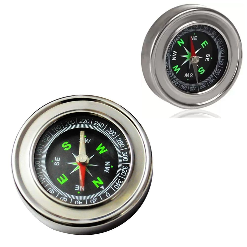 Hand Compass for Travelers and Mountain Rangers Compass(Multicolor)-image-1