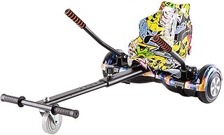 YAHAO Hoverboard Asiento,Hoverboard Kart Silla para Hoverboard Hoverkart Se Adapta A Hoverboard De 6.5.8.5.10 Pulgadas, Regalo para Niños,Yellow