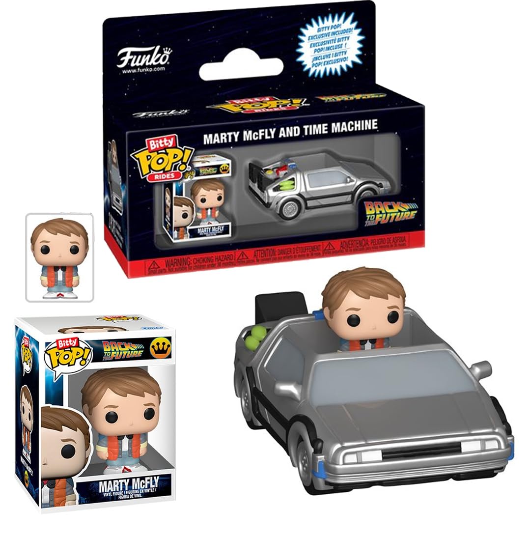 Amazon.com: McFly Marty Back to the Future Figure Bity POP! Movies