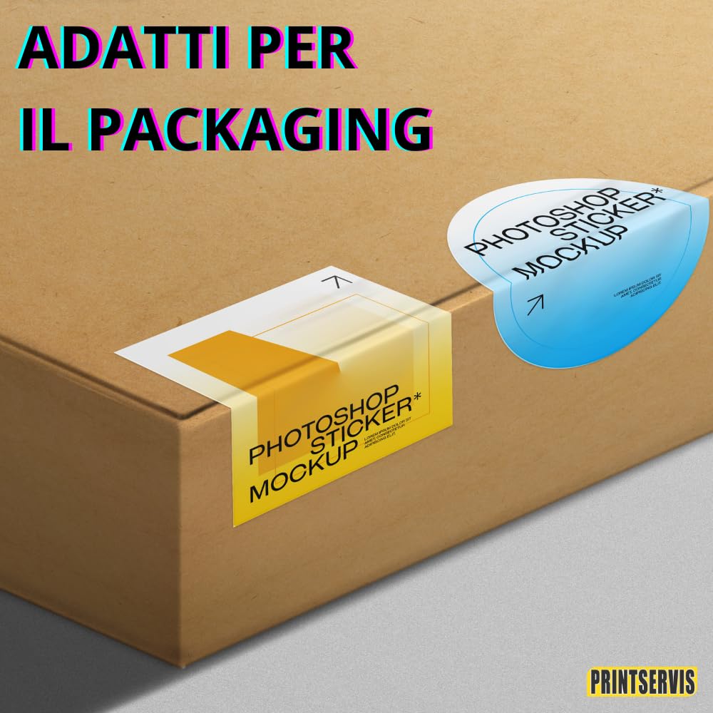 300 personalisierte Aufkleber in gewählter Größe - Bedruckte Aufkleber mit Logo, Schriftzügen oder Bildern, Mehrzwecketiketten (quadratisch, 10 x 10 cm)