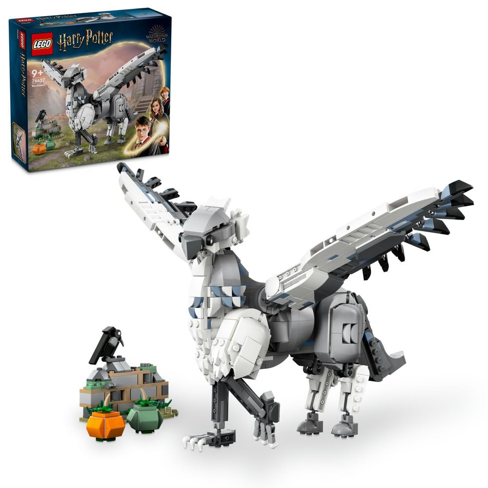 LEGO Harry Potter Buckbeak, Hippogriff Toy, Magical Creature Figure, Collectible, Creative Kids’ Bedroom Decoration, Wizarding World Gift Idea for 9 Plus Year Old Boys, Girls and Fans 76427