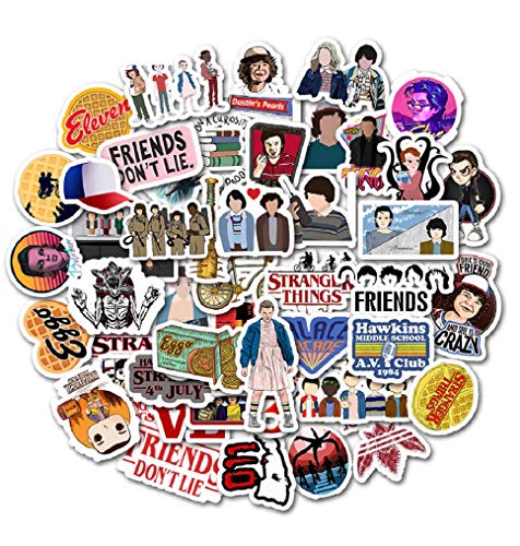 Top Stickers ! Juego de 50 Pegatinas Pequeñas de Stranger Things - Vinilos - No Vulgares -...