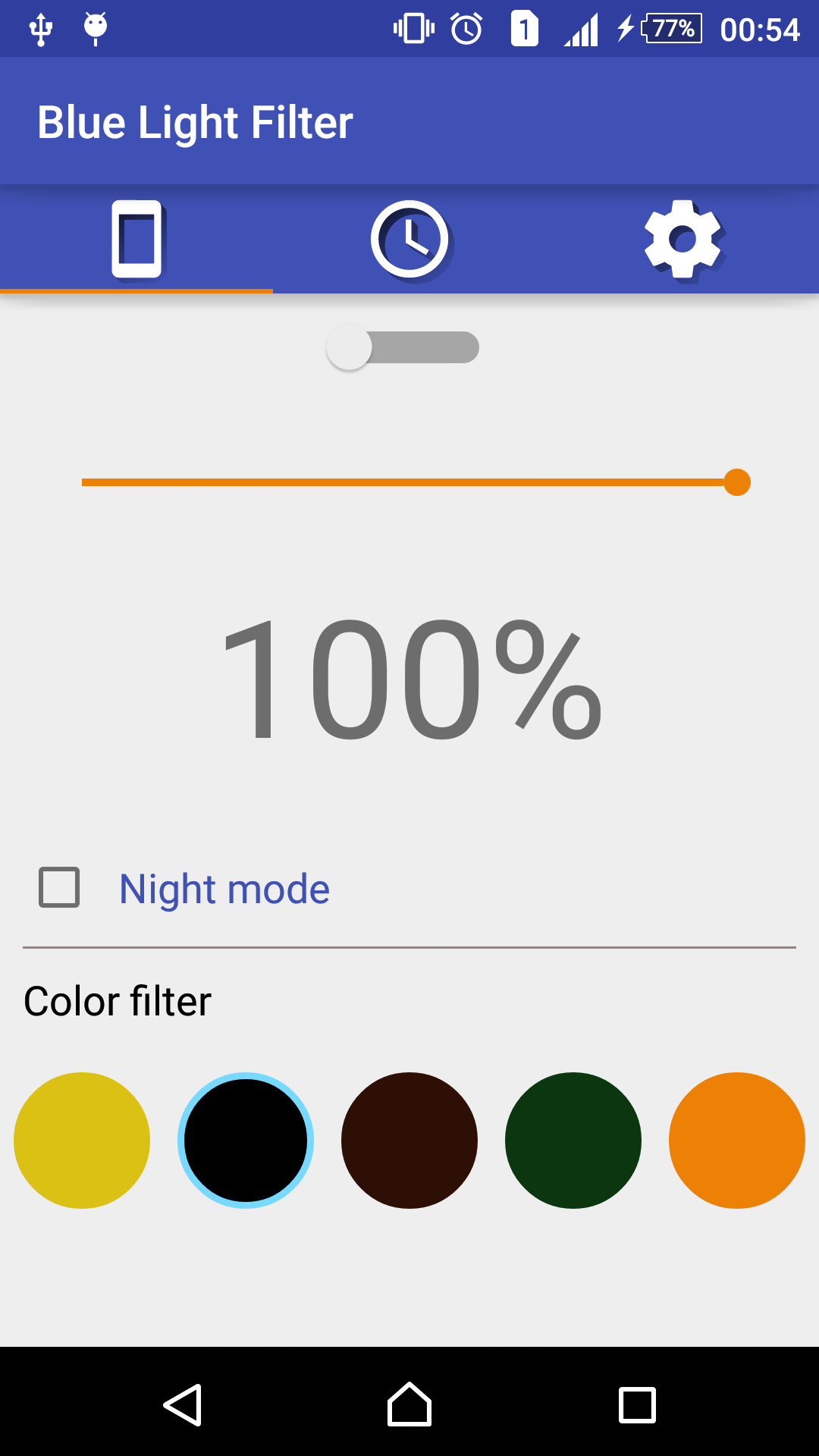 Blue Light Filter App on Amazon Appstore