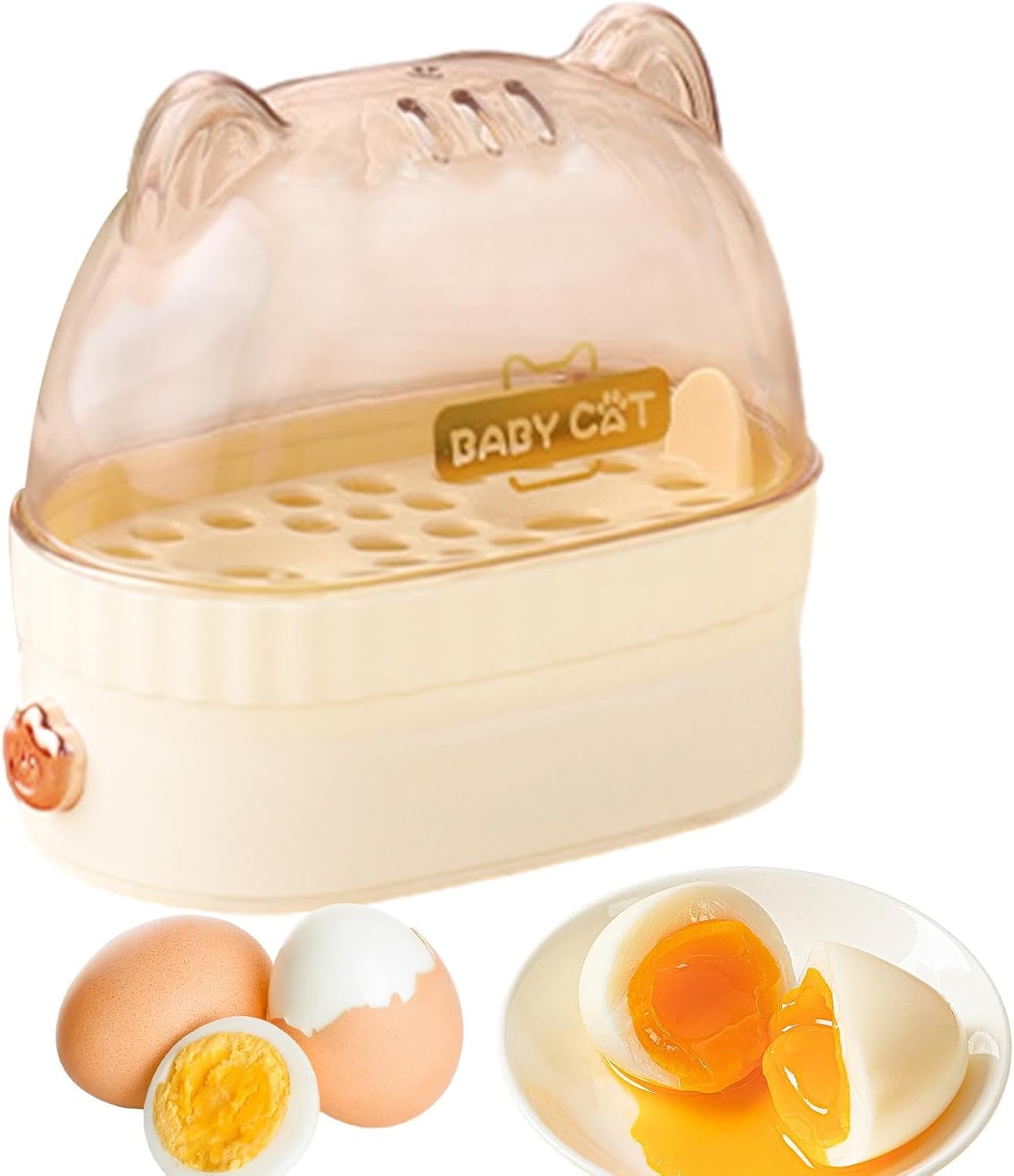 Egg Cooker, 4.72"x2.36"x4.33" Rapid Electric Egg Cooker