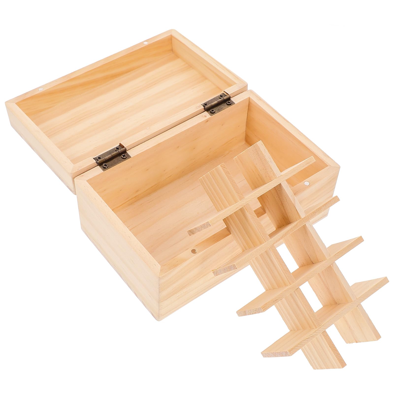Organizador de aceites esenciales de madera DOITOOL estuche con compartimentos estables