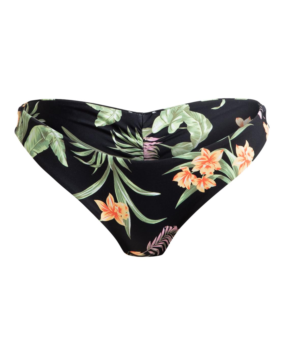 Roxy Beach Classics Bikini Bottoms Women's Print/Charcoal Background Large
