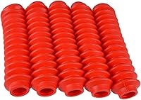 RSTGarage 5 Red Shock Boots - Universal Fit for Jeep & Off-Road Shocks, Durable Protection