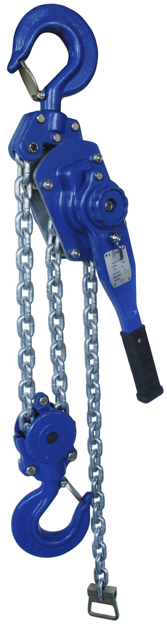LiftinGear 6000kg Lever Hoist Manual Ratchet Hand Chain Winch Lifting Come Along Pulley (4mtr)