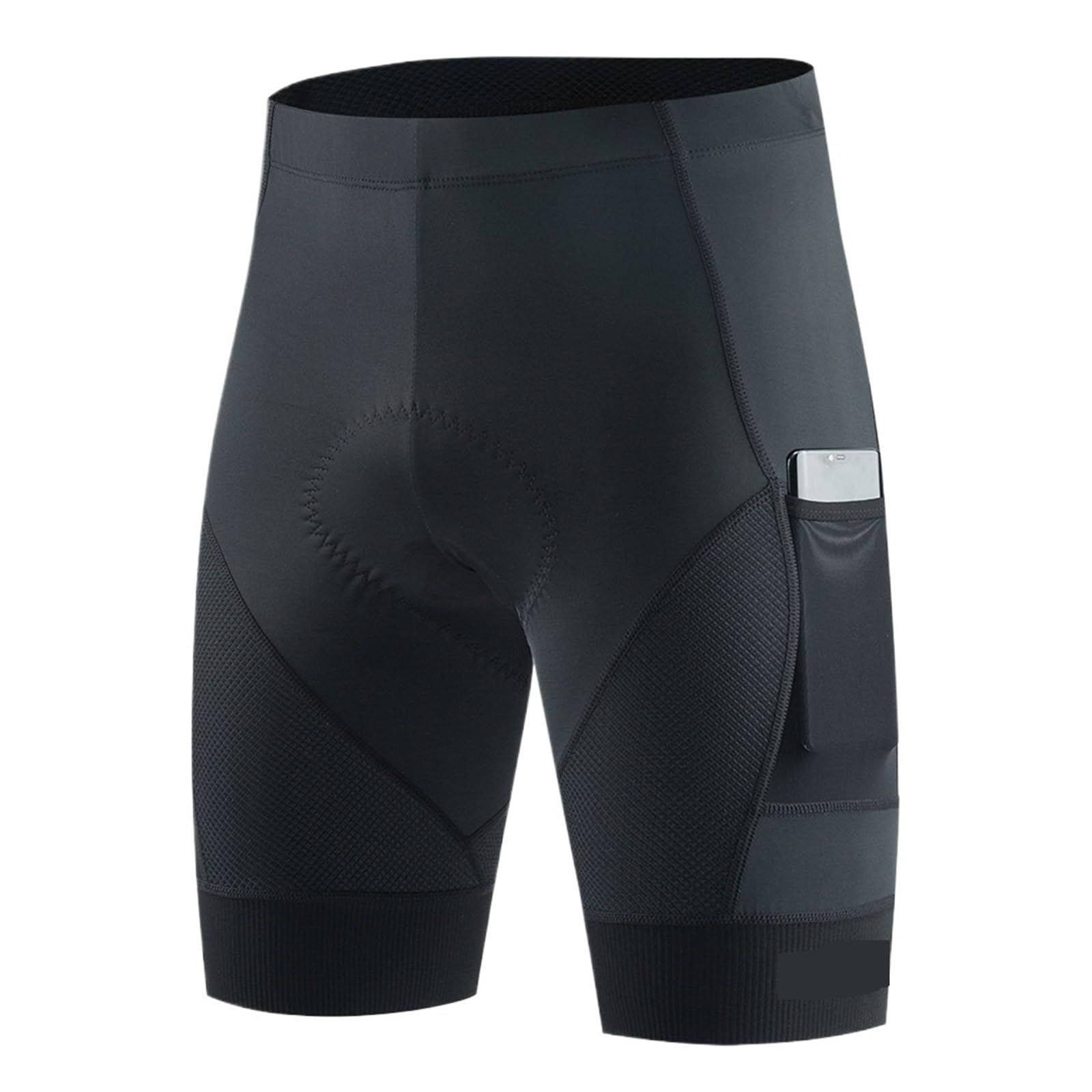 Pantaloncini da Ciclismo da Uomo, Imbottiti, Antiurto, per Mountain Bike, Bici da Strada, Pantaloncini da Ciclismo, Pantaloni Estivi, Sportivi, per Mountain Bike e Ciclismo.