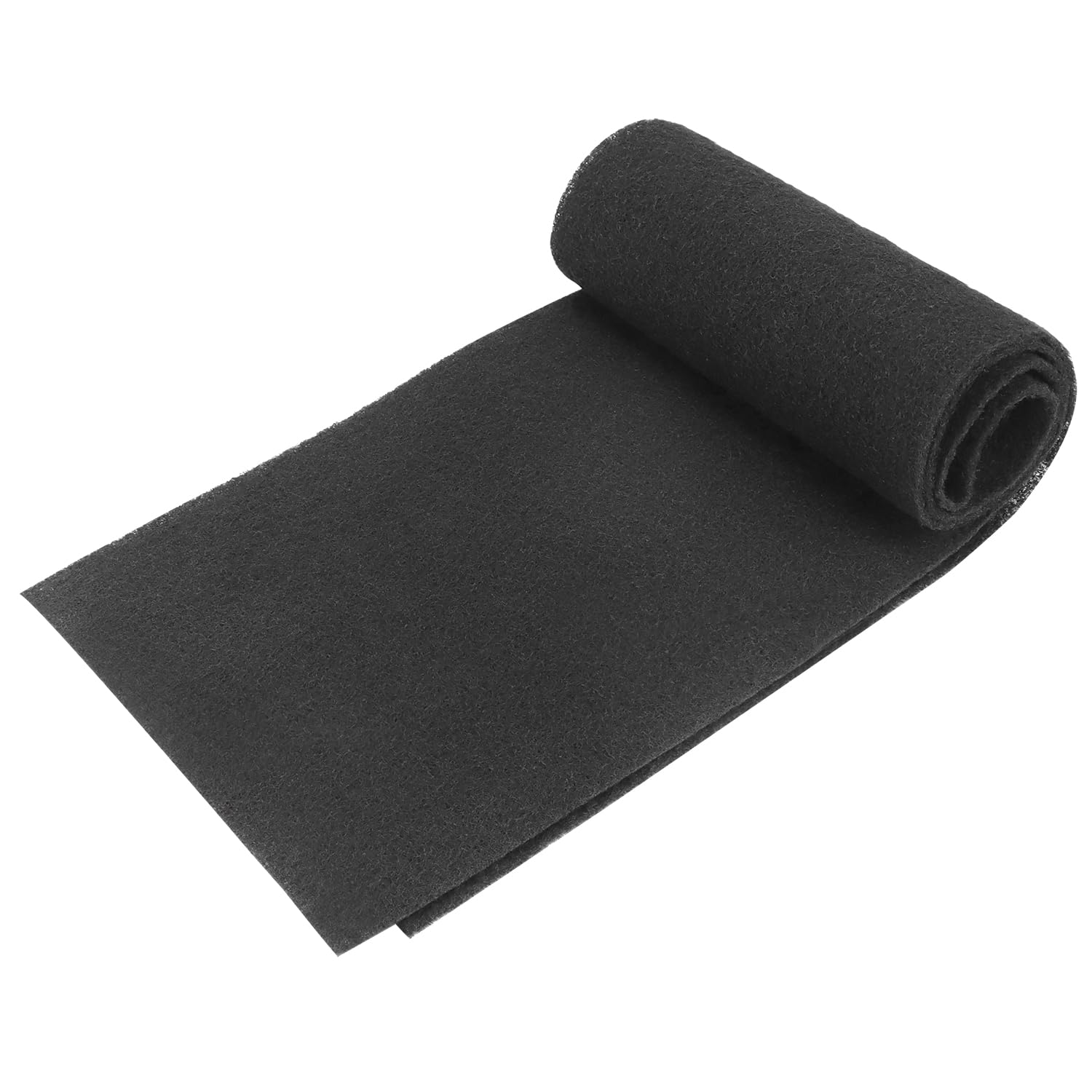 QWORK® 2-pak uniwersalnych arkuszy filtrujących z węglem aktywnym do dopasowania – 122 x 20 cm, grubość 1/8 cala – węglowy filtr powietrza do oczyszczaczy, okapów i innych
