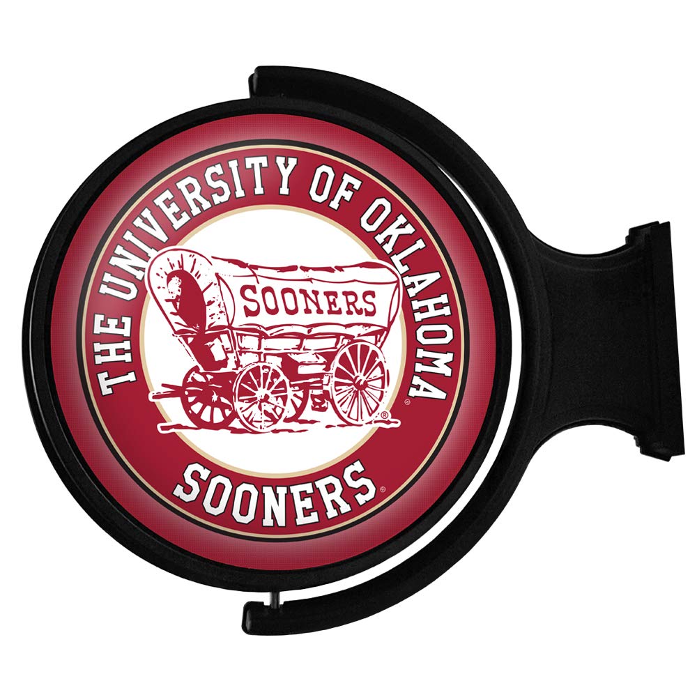 OU University of Oklahoma Sooners Featuring The Sooner Schooner Logo - Made in USA - (Round)