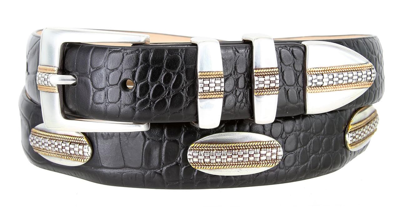 S5825 Genuine Full-Grain Cowhide Leather Designer Dress Golf Belt 1-1 8 30mm Wide Multi-Style Options