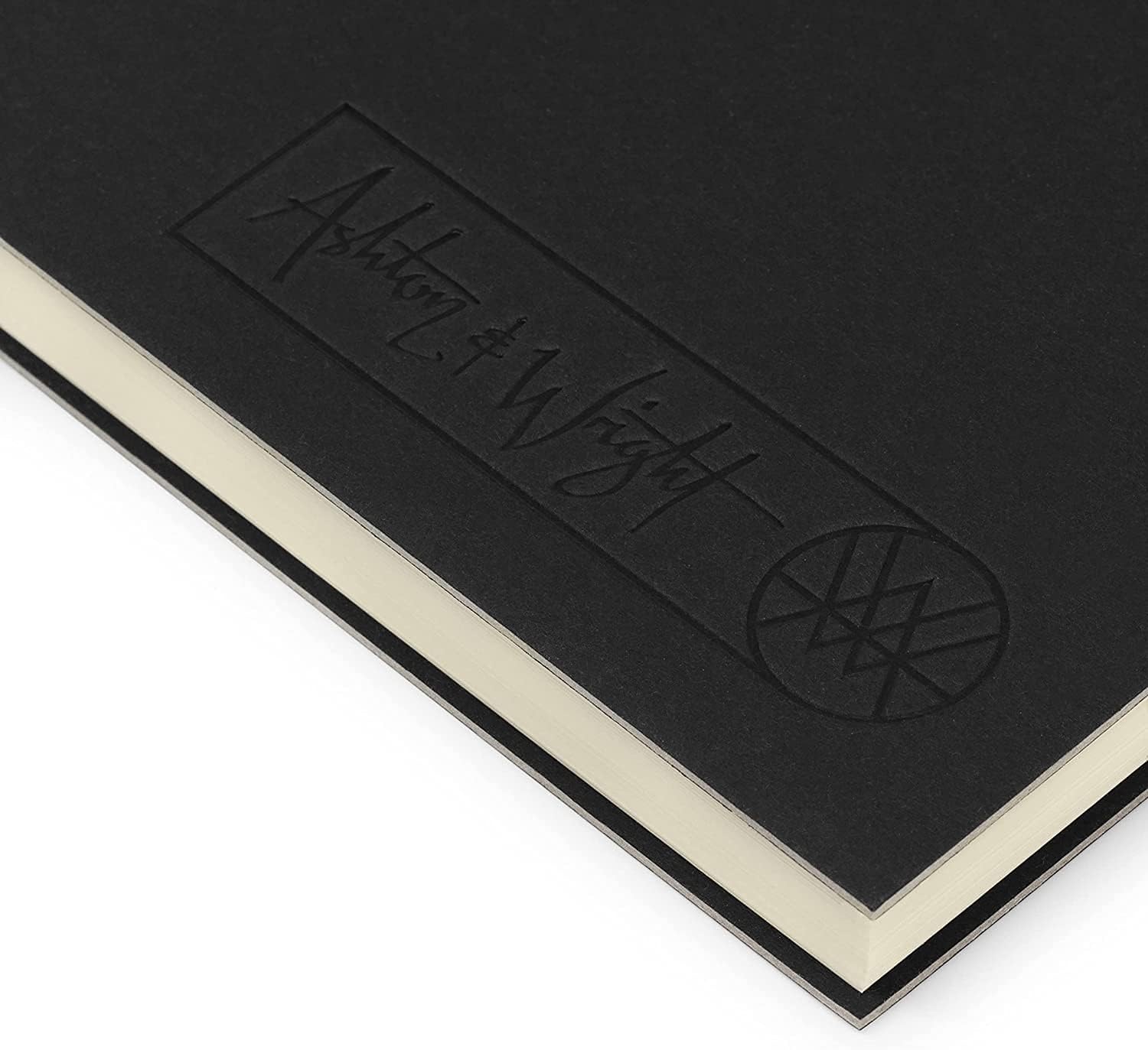 Ashton and Wright - A5 5.8"" x 8.3"" Classic Ivory Hardback Spiral Bound Sketchbook - 160gsm Paper - 60 Sheets