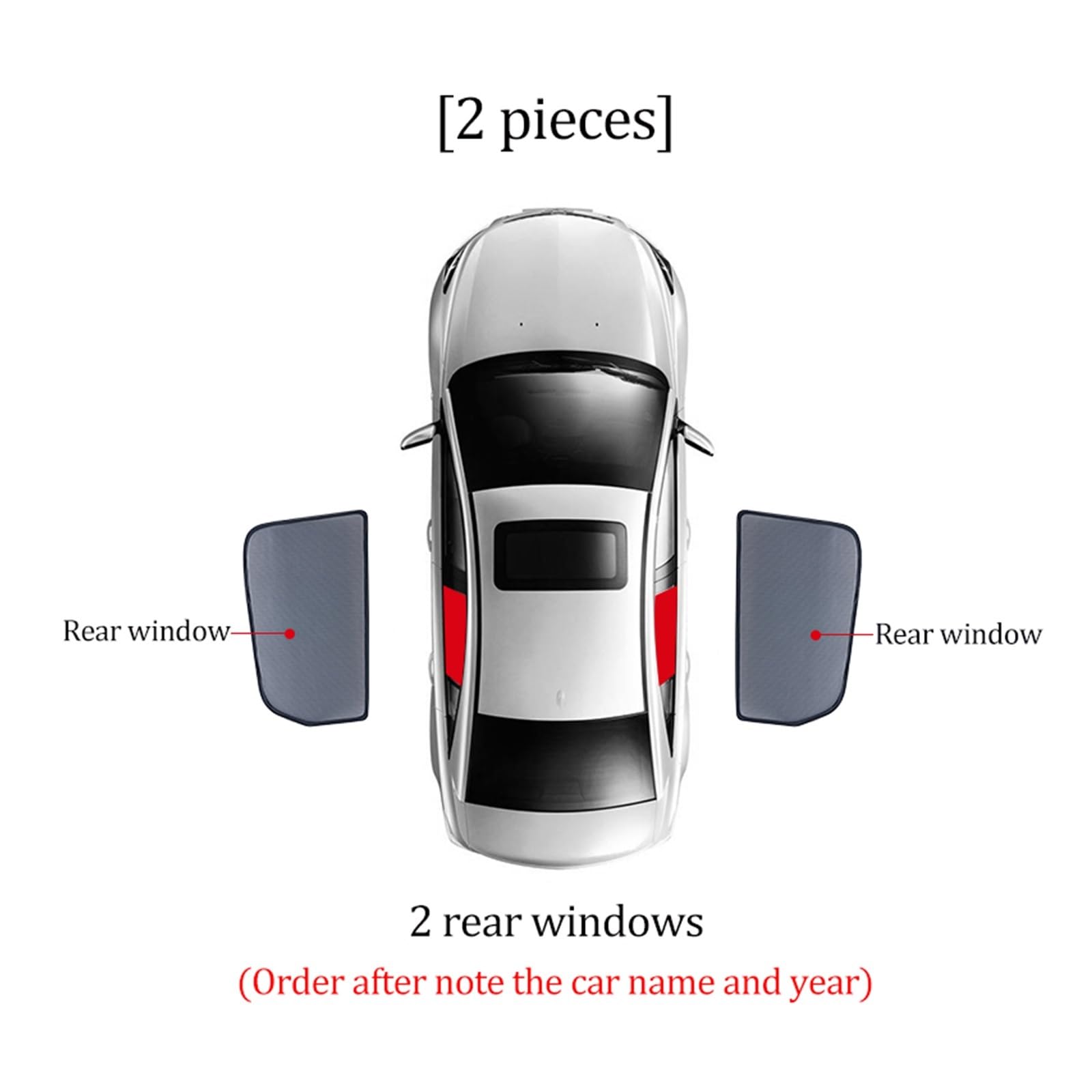 Parasole Macchina Per Citroen C4 C4L C5 C6 C2 C3 Tenda Magnetica Speciale Finestra Tende Da Sole Maglia Ombra Cieca Completamente Coperta Auto Parasole (Misurare : 2 rear doors)