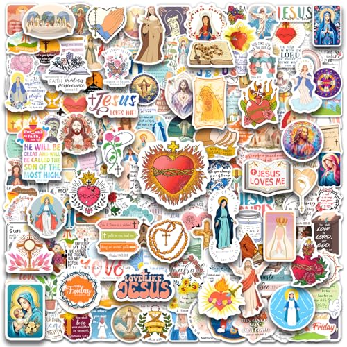 SigyoJeom 400PCS Catholic Stickers Bulk for Kids Adults