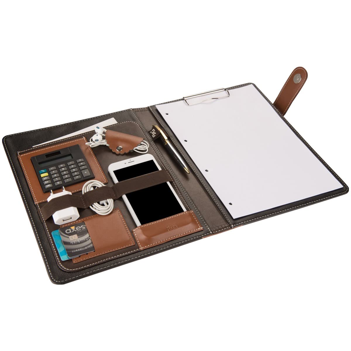 Contatore di segreteria con macchina, formato A4 (100 fogli), 24,5 x 32 cm