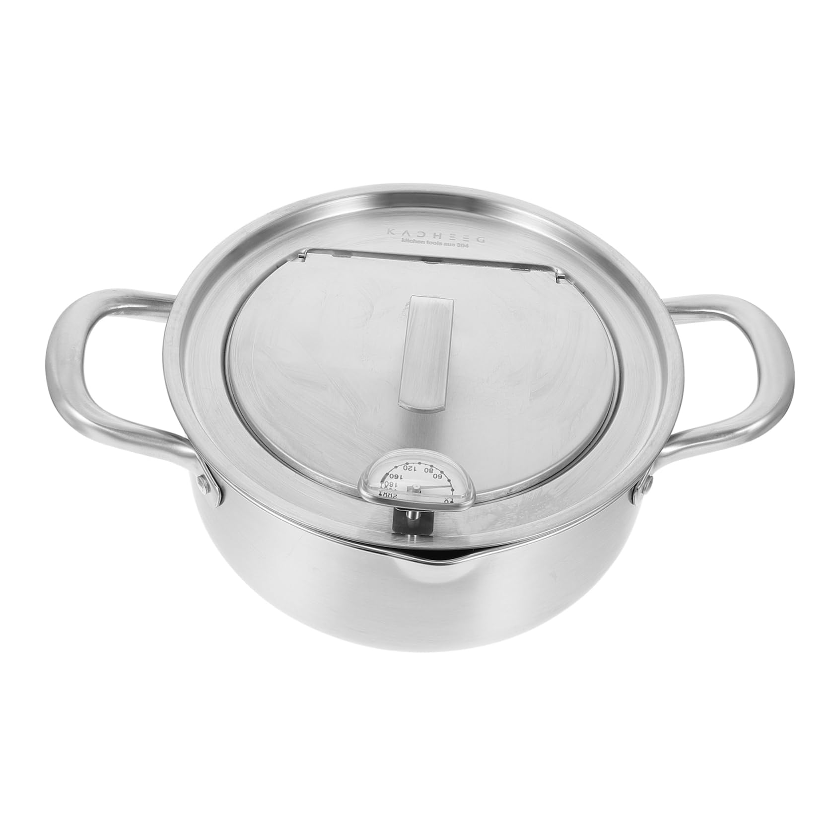 STOBAZA Fry Pan Thermometer Deep Frying Pan Induction Cooker Easy to Use Clean Essential