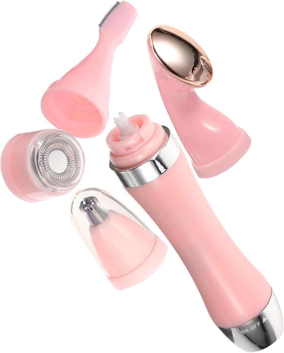 NOLITOY Women's Electric Facial Hair Remover Shaver Body Hair Removal Tool for Smooth Skin Cordless Battery Not Included for Areas