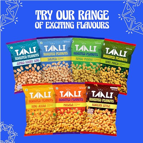 Image of Taali Roasted Salted Peanuts | Bharuchi Nuts | No Palm Oil, Rich in Protein, Not Fried, 150g (Pack of 3)