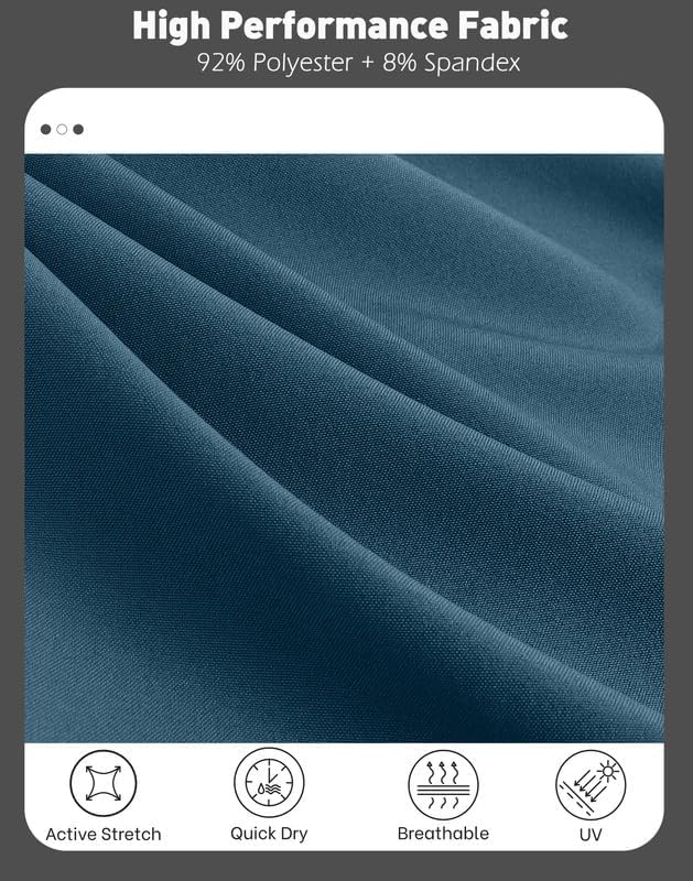 G Gradual Men's Golf Shorts with 5 Pockets 9" Light Weight Stretch Quick Dry Casual Dress Work Shorts for Men - Image 6