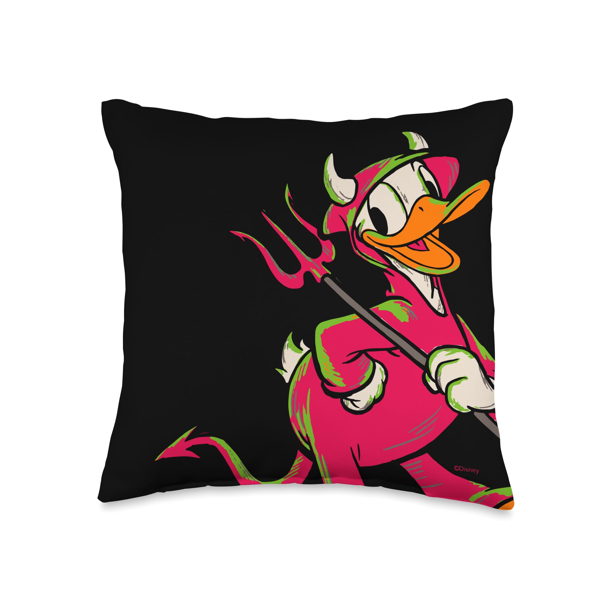 Coussin Donald Duck Halloween Disney, cadeau idéal pour fan de pop culture D100