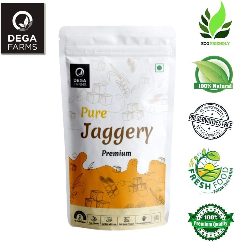 Premium Pure Jaggery - 250GM | Made with 100% Pure, Organic & Natural Ingredients - Sedex Certified