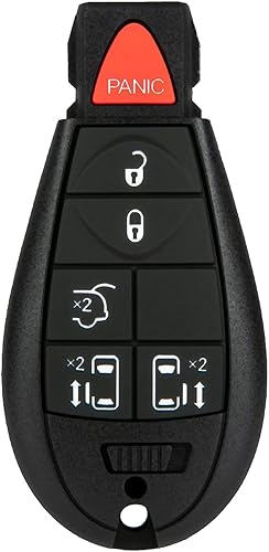 Llavero de coche con control remoto de entrada sin llave 433Mhz M3N5WY783X IYZ-C01C para Chrysler Town & Country 2008-2016, Dodge