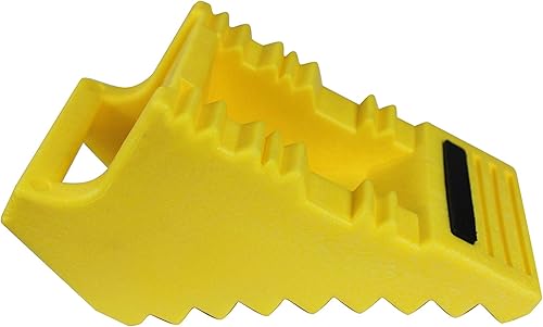 Miniatura 5 de MAXXHAUL 50503 - Calzo de rueda de espuma de polipropileno resistente de alta visibilidad de 8 x 4 x 4 pulgadas, un par