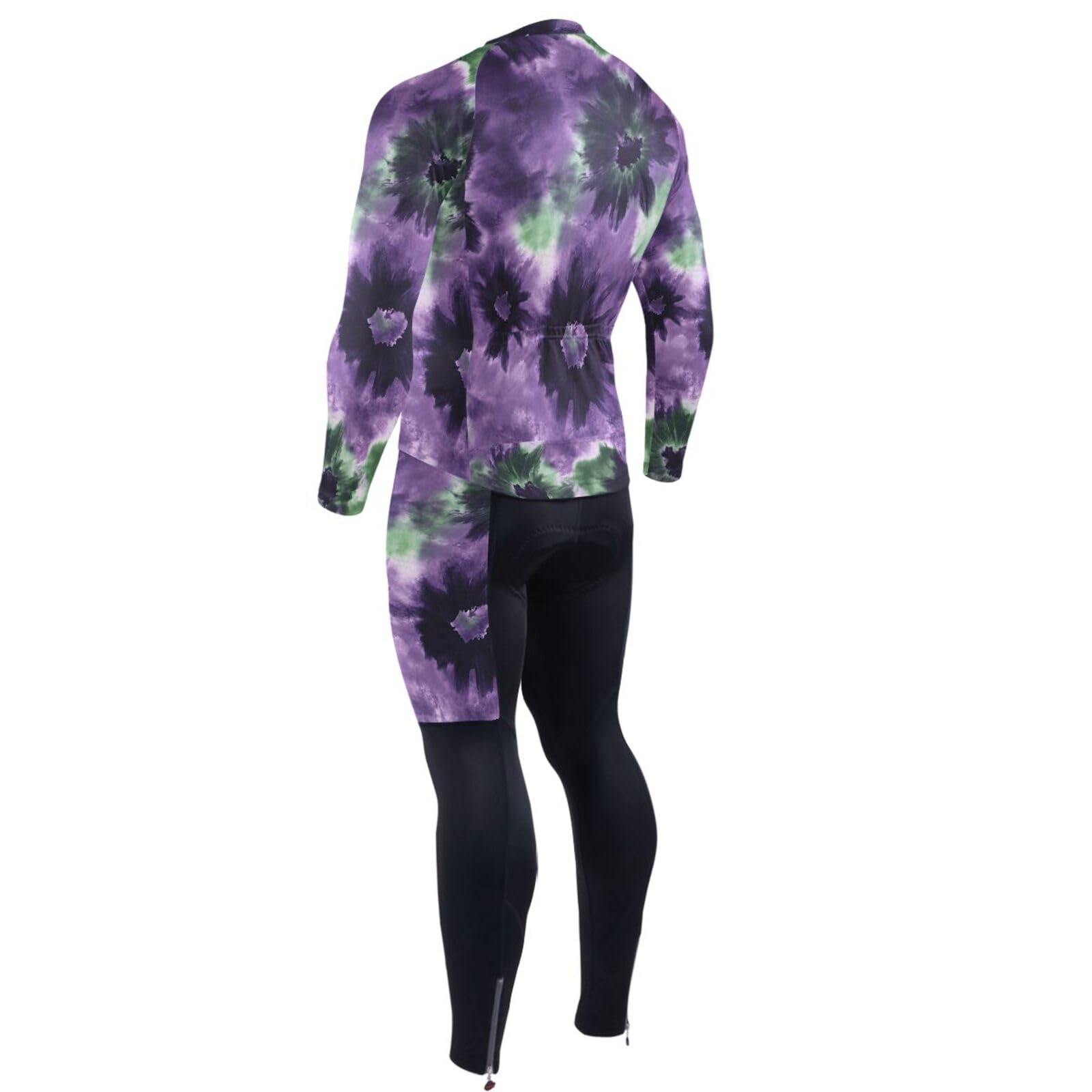 Herren Radtrikot mit Taschen, atmungsaktiv, Ärmel, 3D-gepolstert