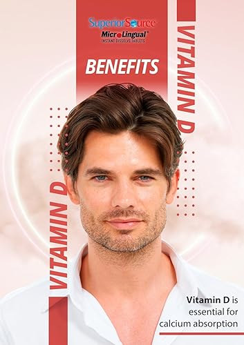 Miniatura 6 de Superior Source Tableta de vitamina D3 extra fuerte de 5,000 UI, 100 unidades (el embalaje puede variar)