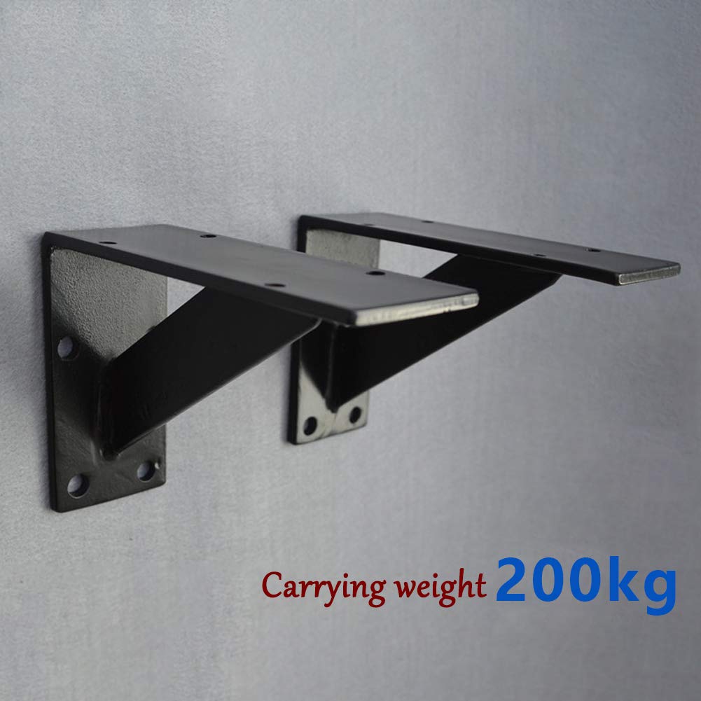 Staffe Per Mensole A Parete Doppie - Staffe In Acciaio A Forma Di C - Staffe Per Carichi Pesanti - Scaffalature Doppie - Italia - Foto 13