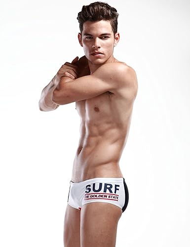 Miniatura 3 de SEOBEAN Traje de baño para hombre Boxer Brief SURF pt Trunk Swim 2247