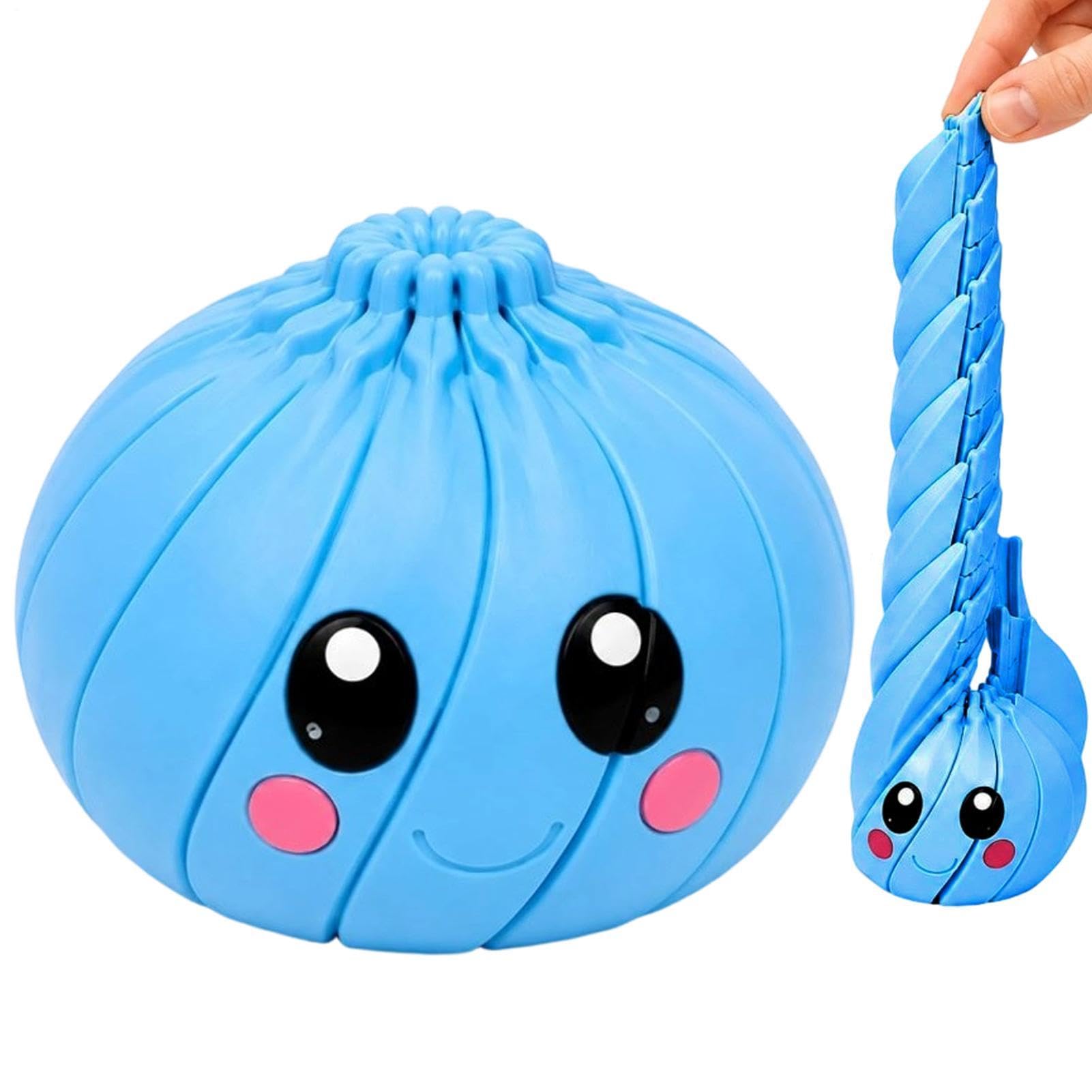 Articulated Dumpling Fidget Toy - 8x8cm Twist Relief Design