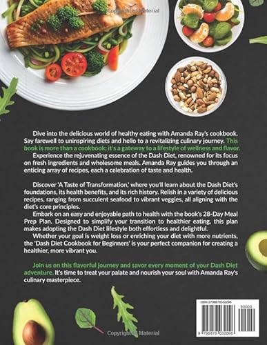 Independently Published Ray, Amanda Dash Diet Cookbook For Beginners: The Ultimate Guide With 1800 Days Of Healthy thumb #1