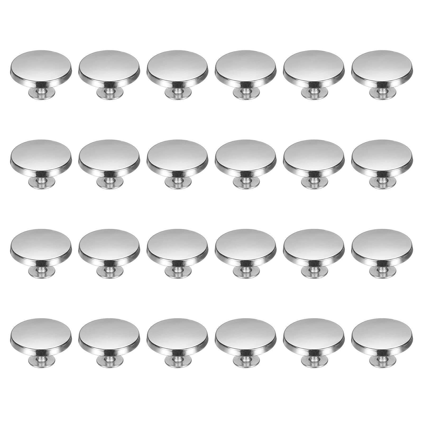 AHANDMAKER Set di 40 rivetti decorativi ovali con trama floreale