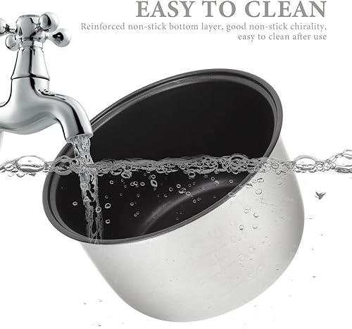 Miniatura 3 de DECHOUS Olla de arroz Liner Utensilios de cocina inoxidable Aroma Acero inoxidable Olla de arroz de cerámica antiadherente Juego de cobre de