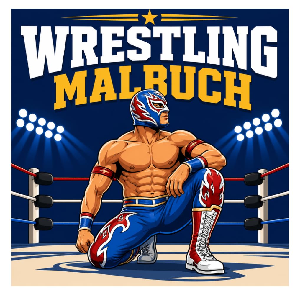 Wrestling Malbuch: Spannende Wrestling-Matches, Kraftvolle Action und Kreativer Malspaß für Kinder, Jugendliche und Erwachsene