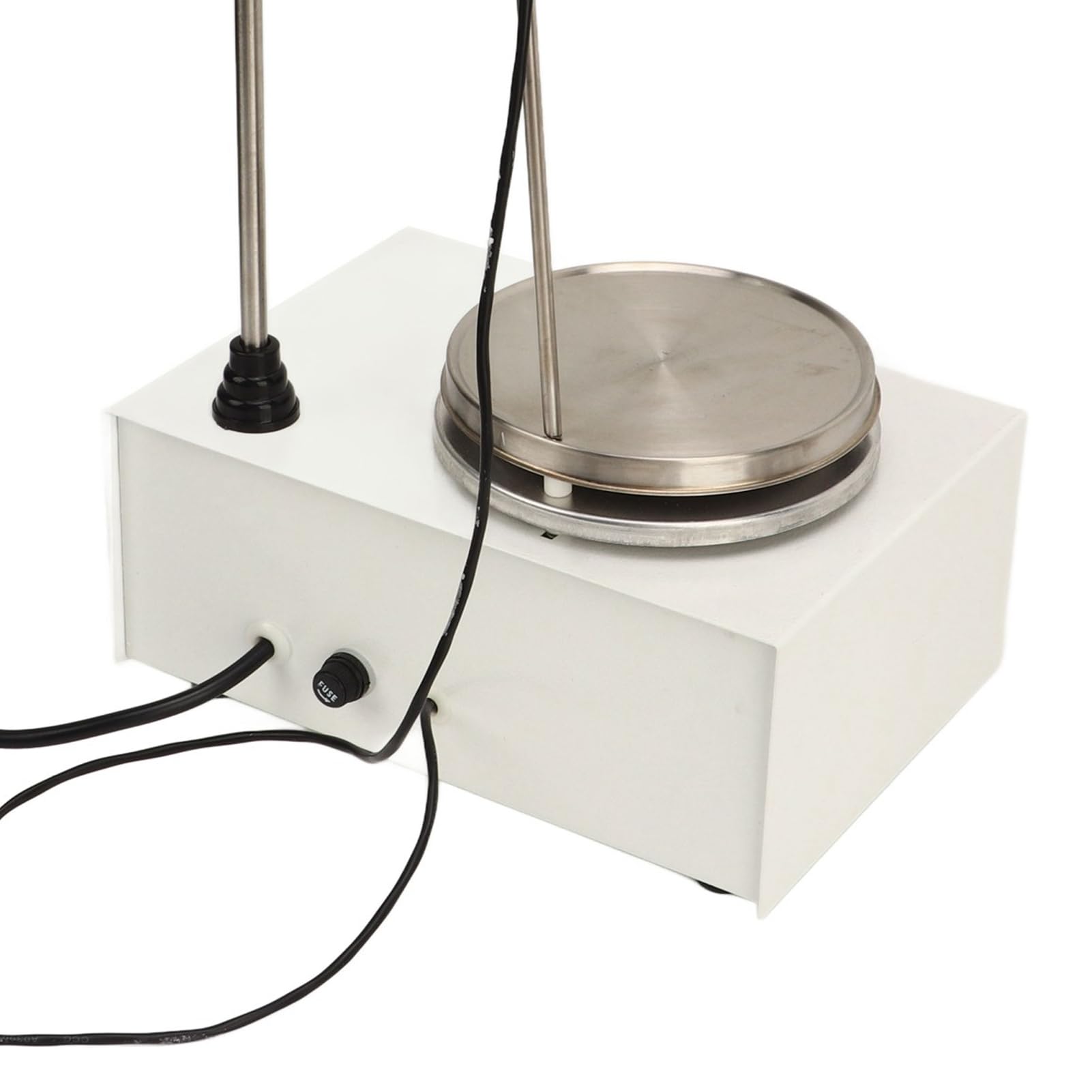 Agitador magnético Laboratorio Pantalla digital Mezclador magnético de placa caliente con calentamiento a temperatura constante 0-2400 RPM Motor DC Placa calefactora de PTFE para