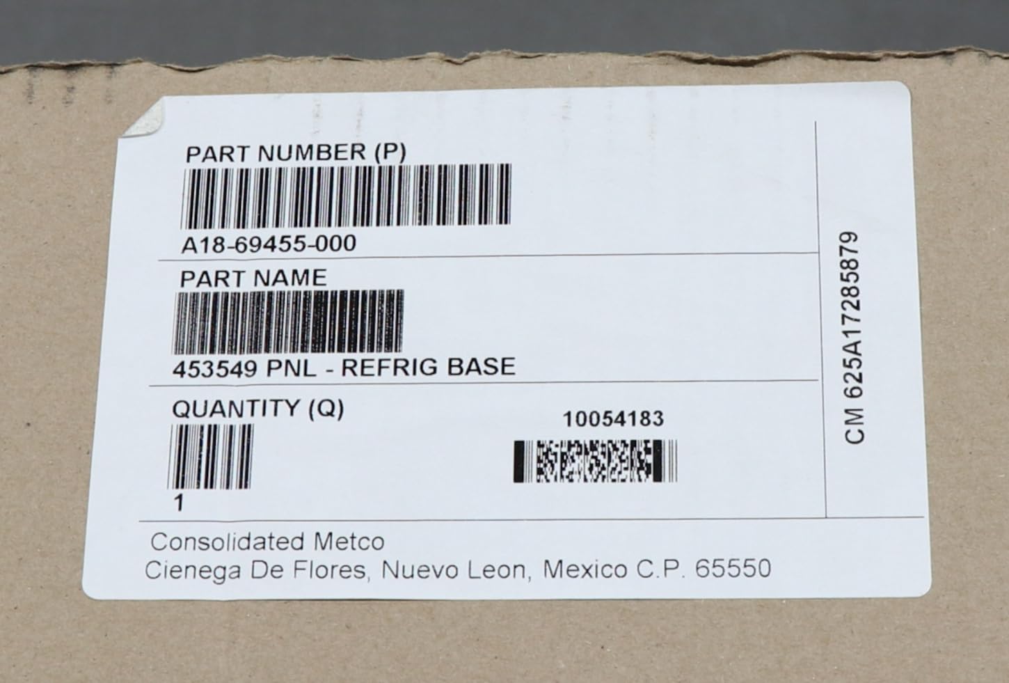 Freightliner 冷蔵庫パネルベース - A18-69455-000 ヤマト