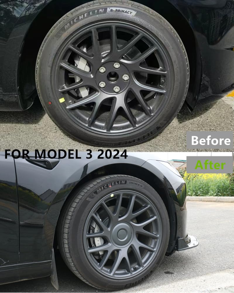 Korek środkowy koła do Tesla Model 3 2024 2025 Highland kołpaki na piastę kół osłona środkowa koła model 3 wymienne akcesoria zewnętrzne - zestaw 4 szt